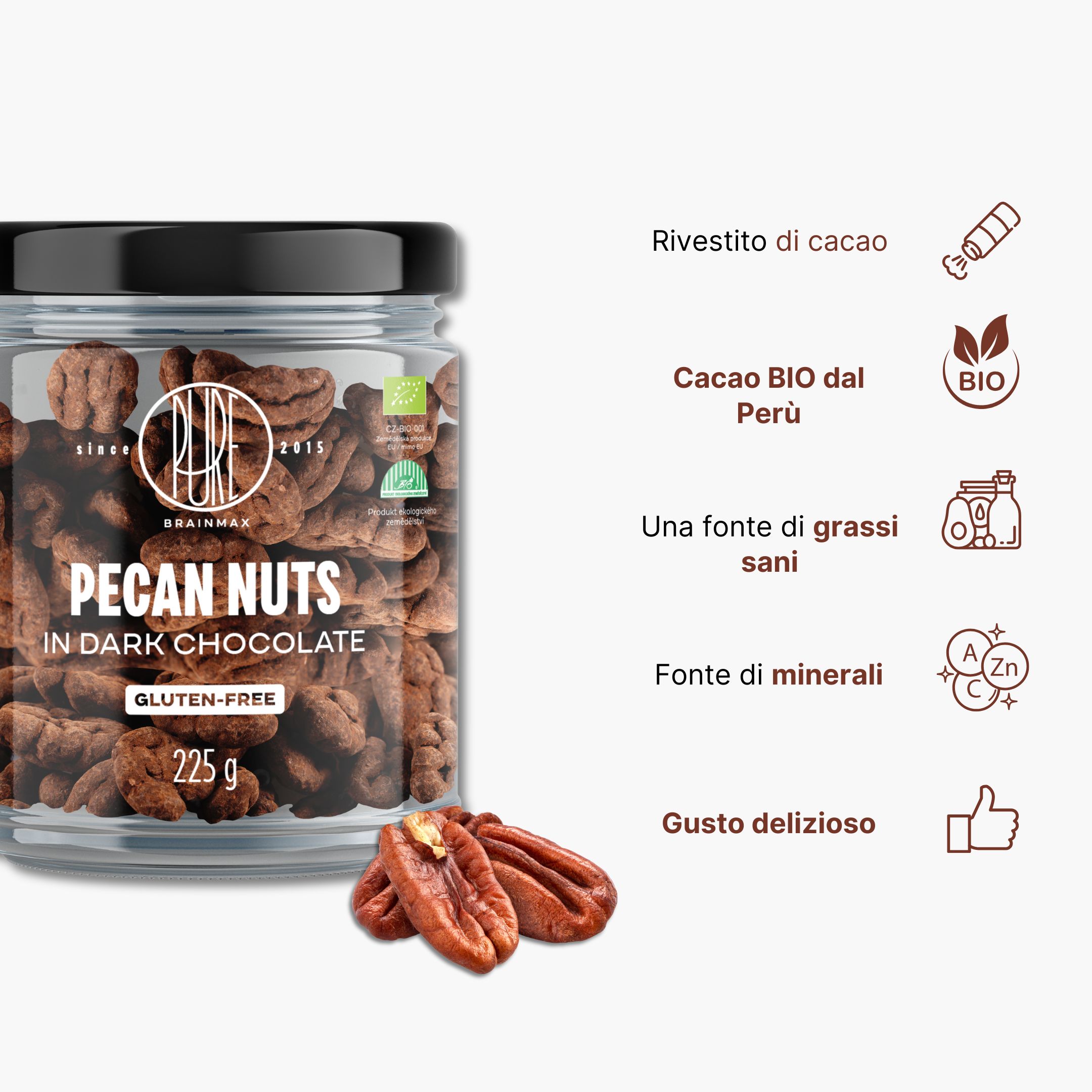 (Italština) (Maďarština) BrainMax Pure organic cacao